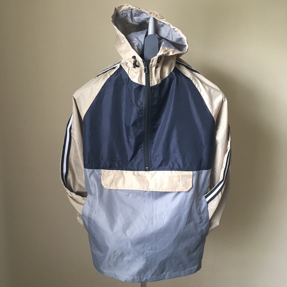 Hooded Pullover Rain Jacket - Picture 2 of 3